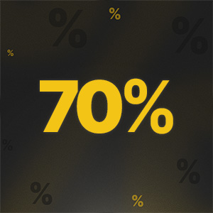 Minst 70%