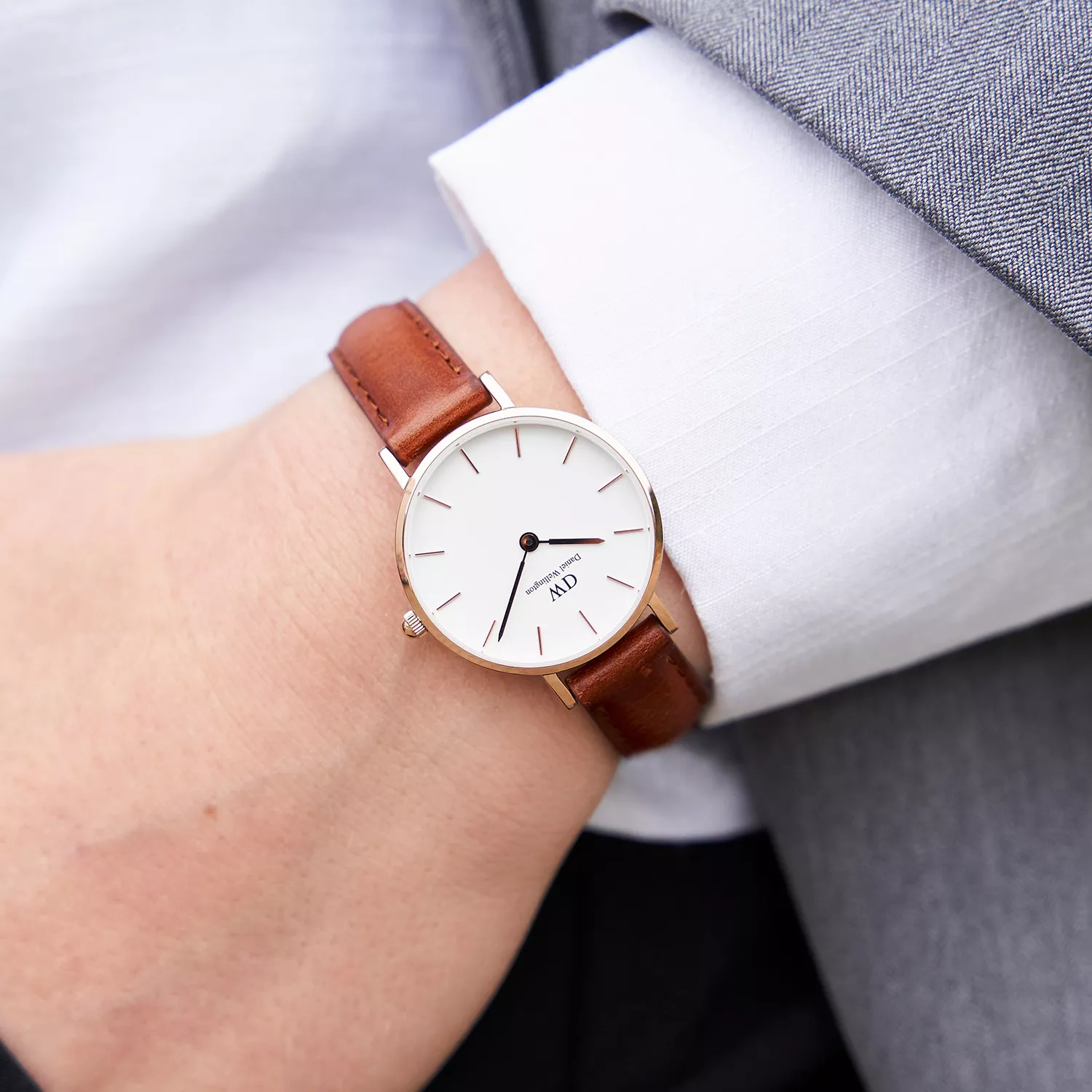 Rose Gold Daniel Wellington Cornwall Strap Daniel Wellington