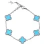 SKØR Clove Sky blue Armband Rostfritt Stål SK0040