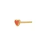 STINE A Jewelry Petit Love Heart Örhängen Single Guldpläterad Silver 1181-02-Coral