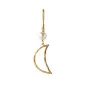 STINE A Jewelry Bella Moon Örhängen Single Guldpläterad Silver 1282-02-S