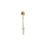 STINE A Jewelry Petit Pearl Berries Behind Ear Örhängen Single Guldpläterad Silver 1311-02-S