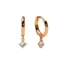 Sparv Petite Sparkling Hoops Örhängen Förgylld mässing 1580101