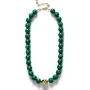 ANNI LU Malachite Halsband Förgylld mässing 262-20-41