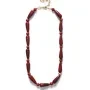ANNI LU Red Jasper Halsband Förgylld mässing 262-20-46