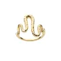 Maanesten Ring för Dam med en vacker Guld tillverkad av 925 Sterling Silver