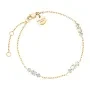 Rosefield Triple Crystal Armband Guldpläterad Rostfritt Stål JBTCG-J1020
