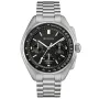 Bulova Lunar Pilot Chronograph 96B258 klocka för Herr med Svart urtavla som mäter 45 mm i diameter och har en Stål Länk klockrem