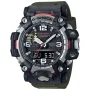 Casio G-Shock Mudmaster GWG-2000-1A3ER klocka med Svart urtavla och en boett med 54 mm i diameter och ett Gummiarmband i Grön