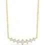 Alier Studio Linea Cluster Halsband Guld 0,33 ct. AS009