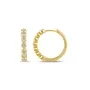 Alier Studio Alma Hoops Örhängen Guld 0,50 ct. AS016