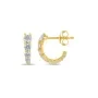 Alier Studio Elara Hoop Örhängen Guld 0,992 ct. AS019