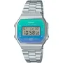 Casio Vintage A168WER-2AEF klocka med  urtavla och en boett med 37 mm i diameter och ett Länk i Silver