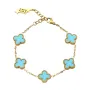 SKØR Clove Light Blue Armband Rostfritt Stål SK0053