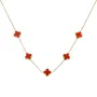 SKØR Clove Red Halsband Rostfritt Stål SK0042