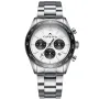 Cavetto Costanza CV0019 klocka med Vit urtavla och en boett med 42 mm i diameter och ett Länk i Silver
