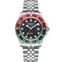 Dissing Diver GMT D1125 klocka med Svart urtavla och en boett med 42 mm i diameter och ett Länk i Silver
