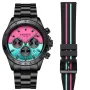 Dissing MK9 Cyber Monday Limited Edition D1459 klocka för Herr med Blå, Rosa urtavla som mäter 43 mm i diameter och har en Svart Länk klockrem