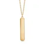 Avilé Jewelry Anchor Plate Halsband Guldpläterad Silver Di002-GP