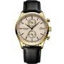 Dissing New Age D1081 klocka med Beige urtavla och en boett med 42 mm i diameter och ett Läderarmband i Svart