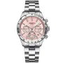 Dissing Lady MK9 D1420 klocka med Rosa urtavla och en boett med 39 mm i diameter och ett Länk i Silver
