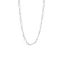 IX Studios Curb Medi Chain Halsband Guldpläterad Silver DMM0070SL