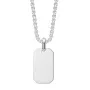 Captena Rectangle Halsband Rostfritt Stål DU10063