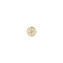 Ania Haie Sparkle Bezel Barbell Örhängen Single Guldpläterad Silver E035-06G