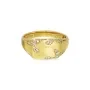 Jane Kønig Iced Signet Ring Guldpläterad Silver EBISR-XJK23-G