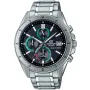 Casio Edifice EFS-S510D-1BVUEF klocka med Svart urtavla och en boett med 46 mm i diameter och ett Länk i Silver