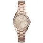 Fossil Scarlette Mini-Tone ES4318 klocka med Rosaguld urtavla och en boett med 32 mm i diameter och ett Länk i Rosaguld