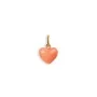 Jane Kønig Pink Coral Heart Hängsmycke Guld GULD-PHV