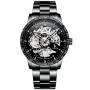 IK Colouring Skeleton S103 klocka med Svart urtavla och en boett med 42 mm i diameter och ett Länk i Svart