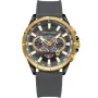 Kensington Master K0056 klocka med Grå urtavla och en boett med 48 mm i diameter och ett Gummiarmband i Grå