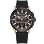 Kensington Master K0067 klocka med Svart urtavla och en boett med 48 mm i diameter och ett Gummiarmband i Svart
