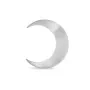 Jane Kønig Big Half Moon Örhängen Single Silver MHMS-XJK24-1-S