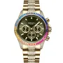 Dissing MK9 Rainbow Iced Out D1100 klocka med Svart urtavla och en boett med 43 mm i diameter och ett Länk i Guld