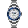 OceanX Sharkmaster 1000 SMS1017 klocka med Silver urtavla och en boett med 44 mm i diameter och ett Länk i Silver