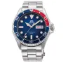 Orient Kamasu Mako III Diver Automatic RA-AA0812L klocka med Blå urtavla och en boett med 42 mm i diameter och ett Länk i Silver
