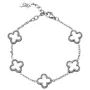 SKØR Clove White Armband Rostfritt Stål SK0035