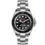 OceanX Sharkmaster 1000 SMS1018 klocka med Svart urtavla och en boett med 44 mm i diameter och ett Länk i Silver