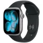 Apple Watch Series 11 GPS 46mm Space Grey Aluminium Black Sport Band S/M MEV04