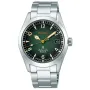 Seiko Prospex Alpinist Automatic SPB155J1 klocka med Grön urtavla och en boett med 38 mm i diameter och ett Länk i Silver