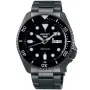 Seiko 5 Sports Automatic SRPD65K1 klocka med Svart urtavla och en boett med 43 mm i diameter och ett Länk i Svart