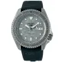 Seiko 5 Sports Automatic SRPE79k1 klocka med Grå urtavla och en boett med 43 mm i diameter och ett Gummiarmband i Svart