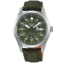 Seiko 5 Sport Automatic SRPH29K1 klocka med Grön urtavla och en boett med 40 mm i diameter och ett Kanvasarmband i Grön