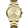 Studsgaard Chronograph S0024 klocka för Herr med Guld urtavla som mäter 42 mm i diameter och har en Guld Länk klockrem