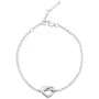 Jane Kønig Tied Heart Bracelet Armband Silver THB-AW25-S