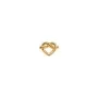 Jane Kønig Tied Heart Stud Örhängen Single Guldpläterad Silver THS-AW25-G