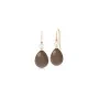 Julie Sandlau Elina Chocolate moonstone Örhängen Guldpläterad Silver YG14-HKS829WHPLCHMN